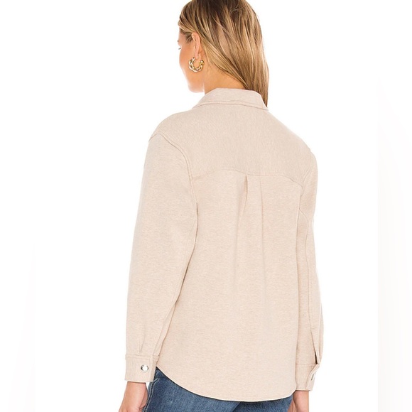 **SOLD** RAILS Turner Heather Oatmeal Shacket - Picture 3 of 4